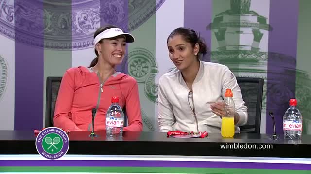 Watch Martina Hingis & Sania Mirza Final Press Conference Video