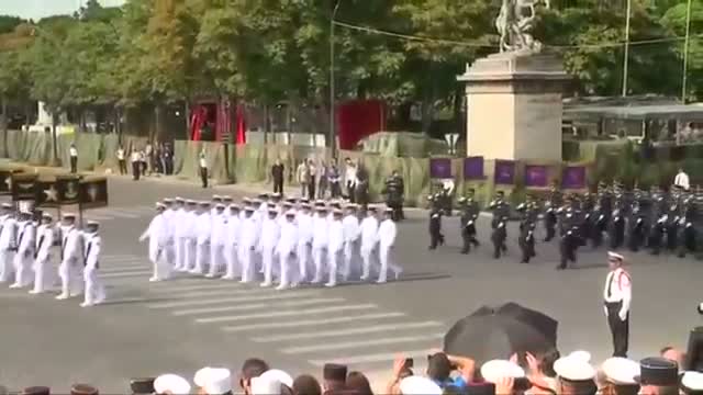 Watch Mexican presidential couple special guests at Bastille Day parade Video