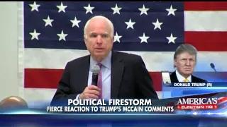 Watch Donald Trump Responds to Criticism of John McCain's War Record On Fox and Friends Video