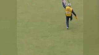 Watch Zach Johnson Caddie Has Some Serious Dance Moves Video