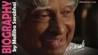 Watch Dr. APJ ABDUL KALAM Biography by Mallika Sarabhai Video
