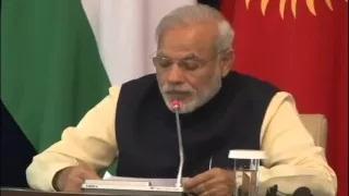 Watch PM Modi, Kyrgyzstan President's joint press statements Video
