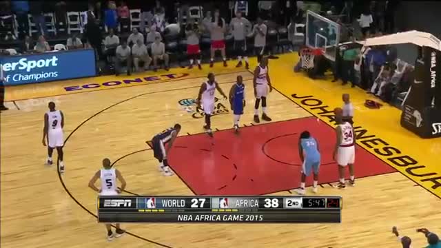 Watch NBA: Hakeem and Dikembe Surprise in Africa! Video