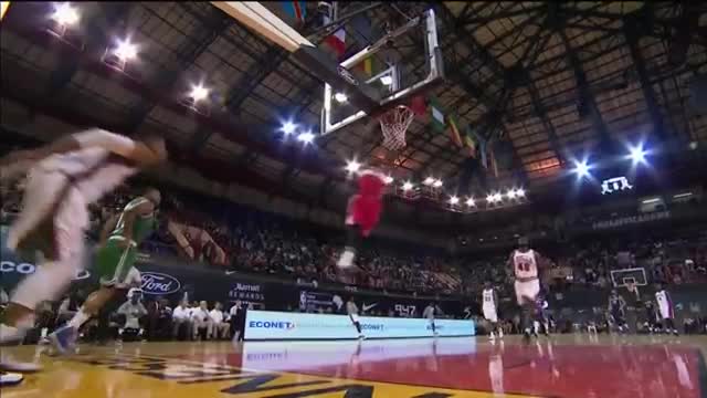 Watch NBA: Evan Turner finds Bradley Beal for Big Dunk in Africa Video