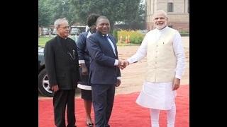 Watch PM Modi, at the Ceremonial Reception of President of the Republic of Mozambique Video