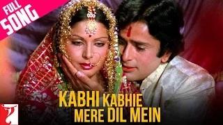Watch Kabhi Kabhie Mere Dil Mein - (Female Full Song) Kabhi Kabhie [Old is Gold] Video