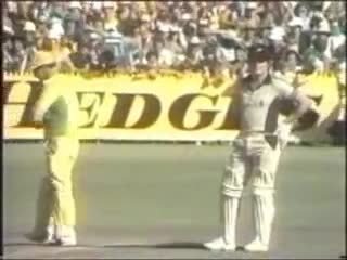Watch Underarm Incident Cricket - AUS vs NZ - Greg & Trevor Chappell Video
