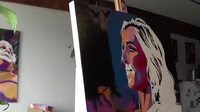 Watch Charlotte revolutionizes the canvas: WWE Canvas 2 Canvas Video
