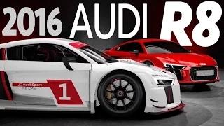 Watch 2016 Audi R8 V10 vs. Audi R8 LMS - Technical comparison Video