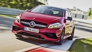 Watch 2016 Mercedes-AMG A 45 AMG Exclusive on racetrack Video
