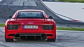 Watch 2016 Audi R8 - Test Drive on Racetrack by Tom Kristensen Video