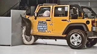 Watch Crash Test 2015 Jeep Wrangler Video