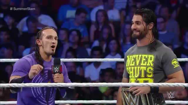Watch Seth Rollins & Kevin Owens take down Neville & Cesaro: WWE SmackDown, Aug. 13, 2015 Video