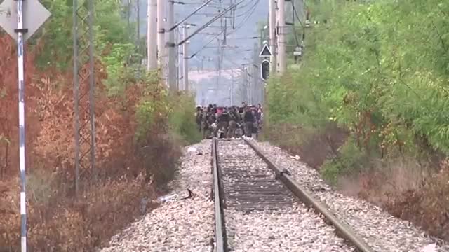 Watch Migrants Trapped On Macedonian Border Video