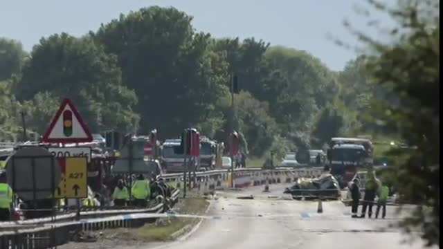 Watch Deadly Plane Crash at UK Airshow Video