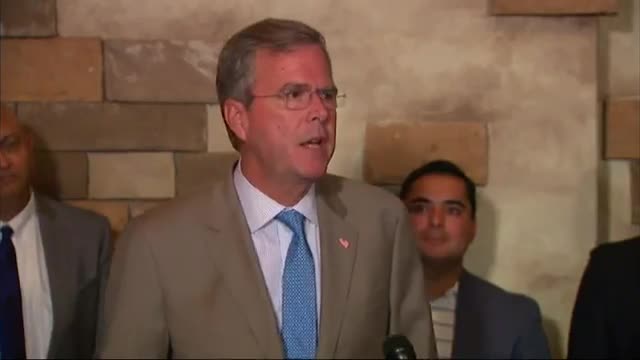 Watch Jeb Bush Talks Border Security in Texas Video