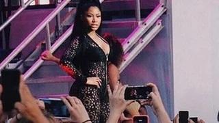 Watch Nicki Minaj Flashes Her Butt In See-Through Outfit At Billboard Hot 100 Fest Video