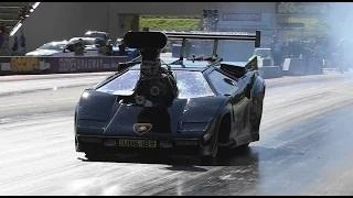 Watch LAMBORGHINI WILD BUNCH ALF SCIACCA RACING 7.10 @ 204 MPH SYDNEY DRAGWAY Video