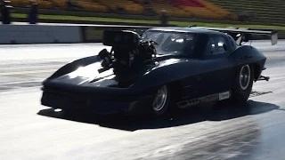 Watch BLOWN CORVETTE TESTING AT SYDNEY DRAGWAY Video