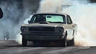 Watch PET289 TURBO V8 MUSTANG 8.90 @ 162 MPH SYDNEY DRAGWAY Video