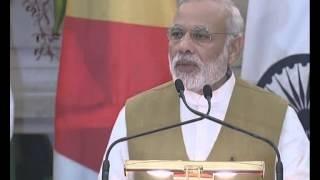 Watch PM Modi's address at Joint Press Statement with President of Seychelles, Mr J.A Michel Video