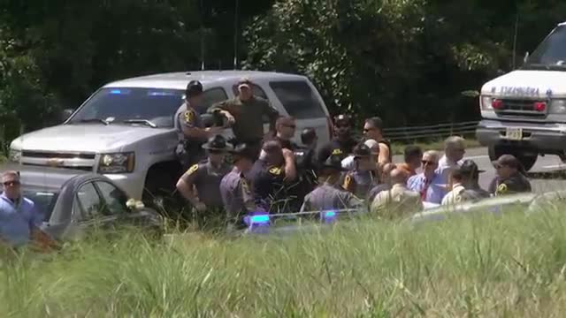 Watch Shooting Supect Arrest Scene Video