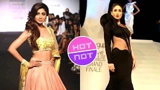 Watch Kareena Kapoor Or Shilpa Shetty - Who's HOT ? Lakme Fashion Week 2015 Video