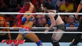 Watch Paige vs. Sasha Banks - Beat the Clock Challenge: WWE Raw, Aug. 31, 2015 Video