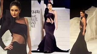 Watch Kareena Kapoor Khan Showing Her Assets on Lakme Fashion Week | Vscoop Video