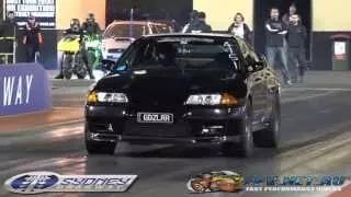 Watch GDZLRR MAATOUKS RACING R32 GTR SKYLINE 8.22 @ 171 MPH SYDNEY DRAGWAY Video