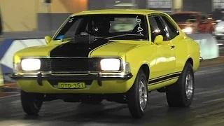 Watch OTD351 11 SEC 2 DOOR V8 CORTINA SYDNEY DRAGWAY Video
