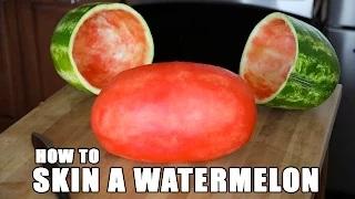 Watch Skinning A Watermelon Trick Video
