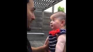 Watch This baby is absolutely fascinated when she hears about the miracle of life. Video