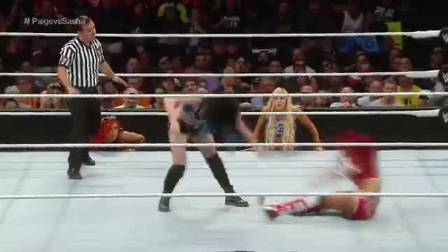 Watch Paige vs. Sasha Banks: WWE Raw, September 7, 2015 Video