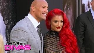 Watch Eva Marie walks the red carpet with The Rock: WWE Total Divas: September 8, 2015 Video