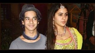 Watch Ishaan Khattar and sara ali khan caught romancing with each other | Vscoop Video