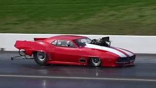 Watch JOHNNY ROSO DEBUTS HIS NEW TOP DOORSLAMMER CAMARO AT SYDNEY DRAGWAY Video