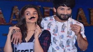 Watch Shaandaar Alia Bhatt & Shahid Kapoor's FUNNY MOMENTS @ Gulaabo SONG LAUNCH Video