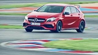 Watch 2016 Mercedes-AMG A 45 4MATIC - Test on Racetrack Video