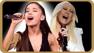 Watch Ariana Grande Dethrones Christina Aguilera as Queen of Impersonations! Video