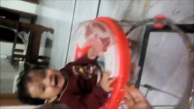 Watch Funny Cute baby girl laughing on Moving (Whatsapp Video) Video