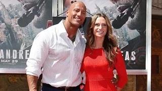 Watch Dwayne Johnson and Lauren Hashian 'expecting first child together' - is a little pebble in The Rock's future? Video