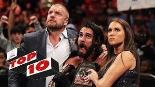 Watch Top 10 Raw moments: WWE Top 10, September 14, 2015 Video