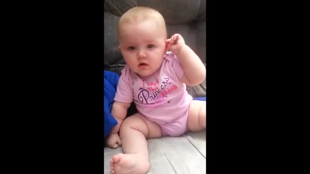 Watch This Baby Is Amazing At Fake Crying Video