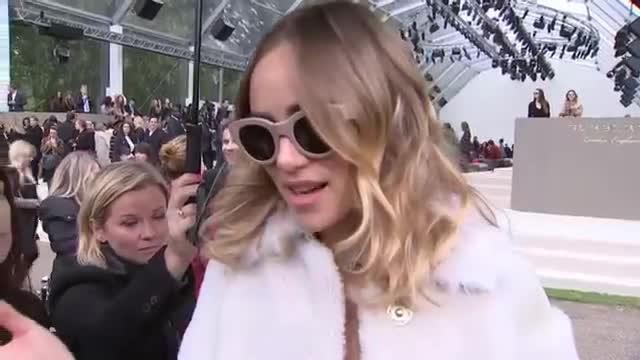 Watch Stars Gather for Burberry Fashion Show Video
