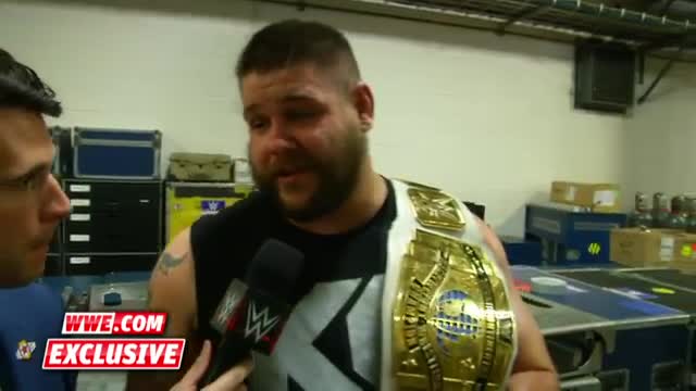Watch Kevin Owens' bizarre post-match interview: WWE Exclusive, Sept. 20, 2015 Video