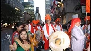 Watch Grand Welcome For PM Modi in New York Video