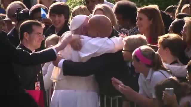 Watch Pope Leaves To Deliver Papal Address To Congress Video