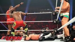 Watch Dolph Ziggler & The Dudley Boyz vs. Rusev & The New Day: WWE Raw, Sept. 21, 2015 Video