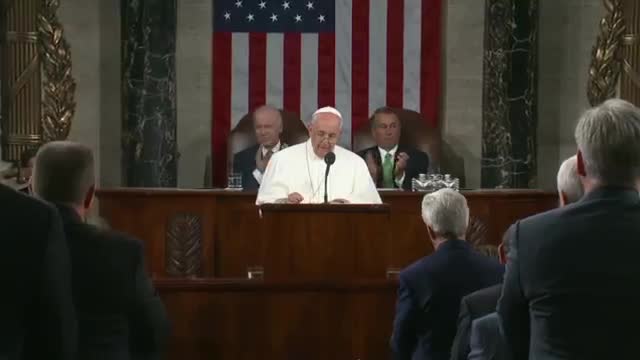 Watch Pope Francis addresses U.S. Congress Video